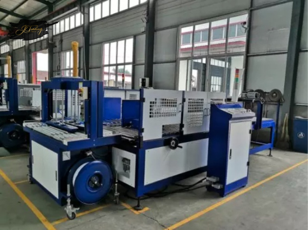 Automatic Corrugated Carton PP Belt Strapping Bundling package Machine